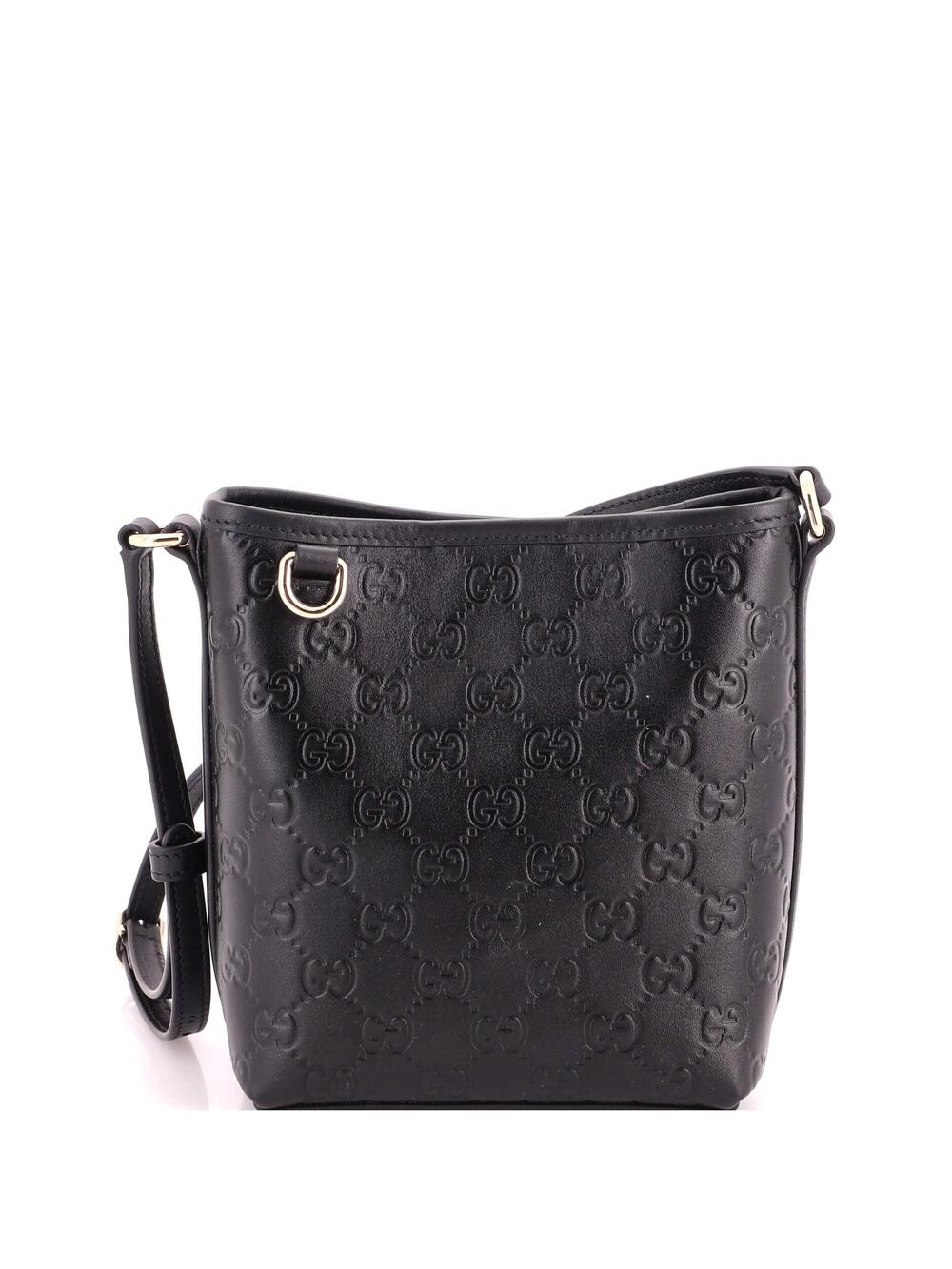 Gucci Gg Emblem Bucket Bag Debossed #377722G17B